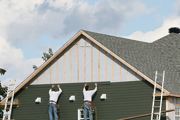 Professional Wood Siding technician working in New Germany, MN